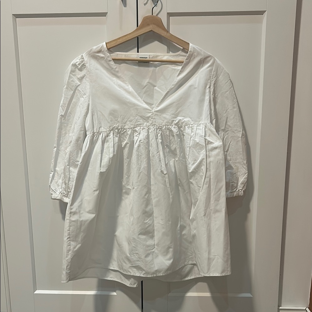Aritzia 3/4 Sleeve Babydoll Dress